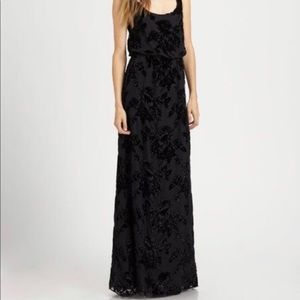Alice and Olivia Shirley Long Blouson Dress Maxi